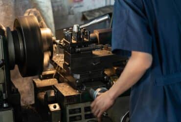 Lathe Machine Image of Mechanical Services for ship